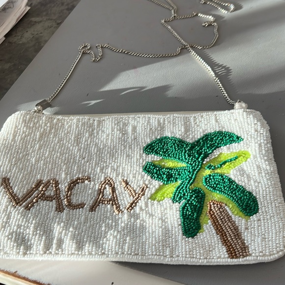 Circus by Sam Edelman beaded Vacay crossbody chain bag - Picture 1 of 5